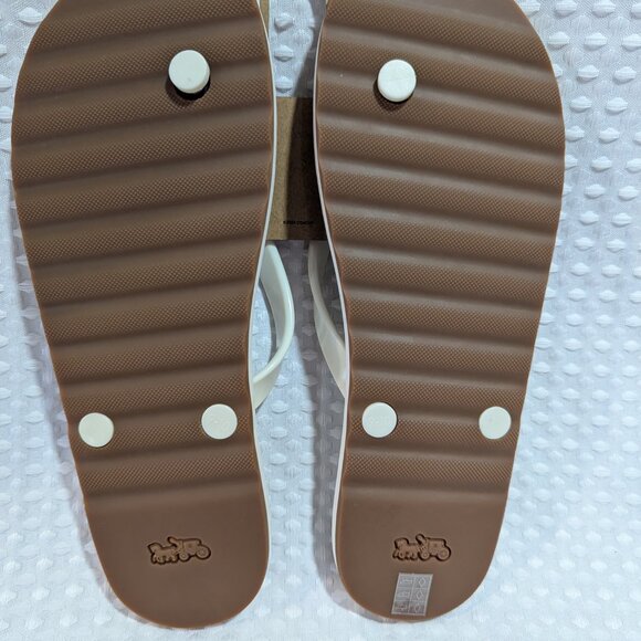 Coach Zayn Flip Flop With Shell Print, size 9, 10, 11. - Picture 8 of 8